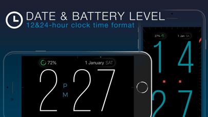 ClockPhone - big digital clock Screenshot