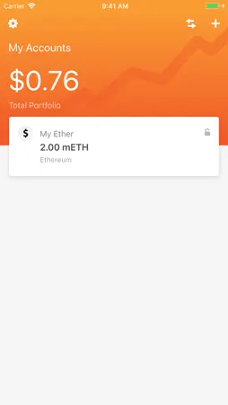 YDWallet screenshot 1