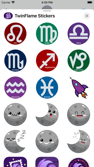 TwinFlame - Astrology Stickers Screenshot