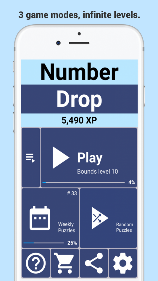 #4. Math Solving Game NumberDrop (iOS) Podle: Ben Does Apps Ltd