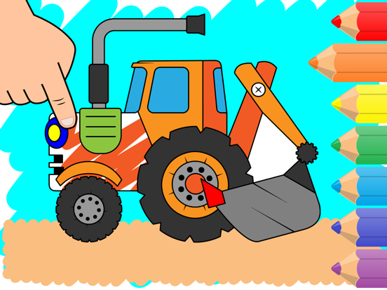 Colorear y pintar niños iPad screenshot 4