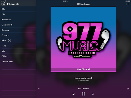 Screenshot #4 pour 977Music.com Internet Radio