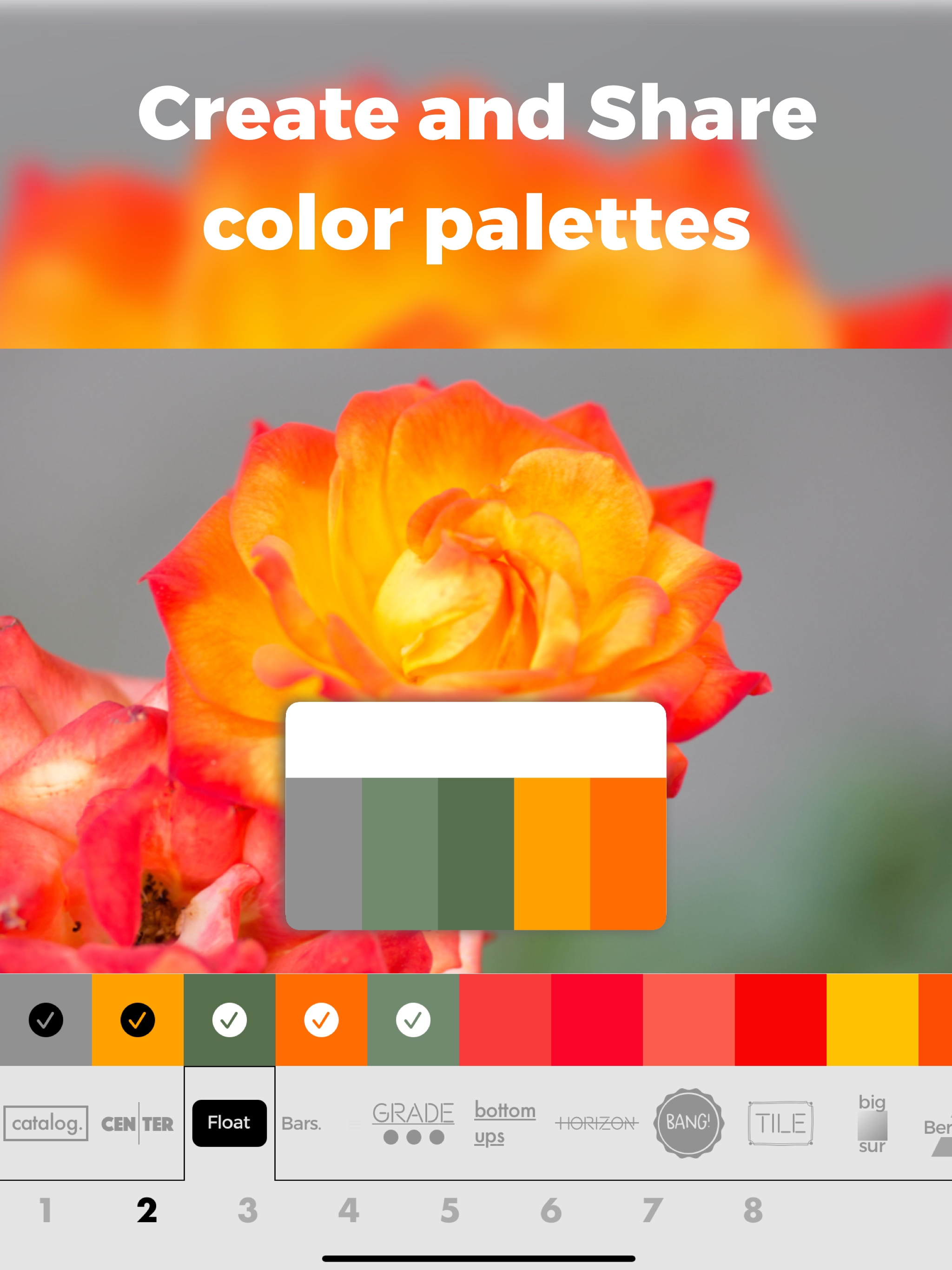 Color Viewfinder - palette