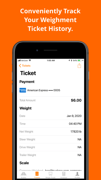 MyTruckScales - Weigh Truck Screenshot