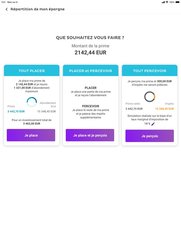 My Savings iPad screenshot 8 - Finance app
