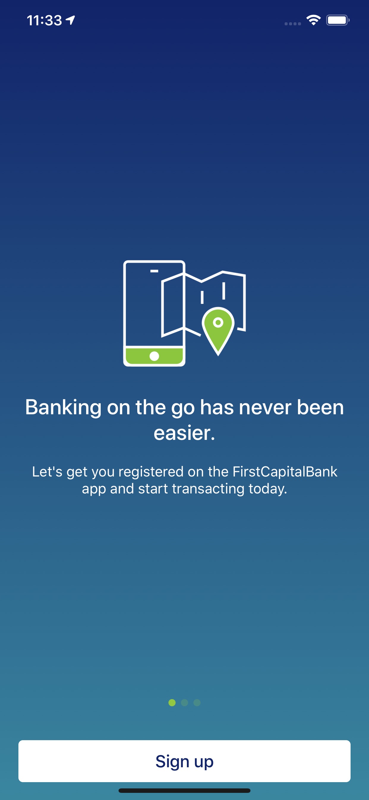 Screenshot 2 of First Capital Bank App