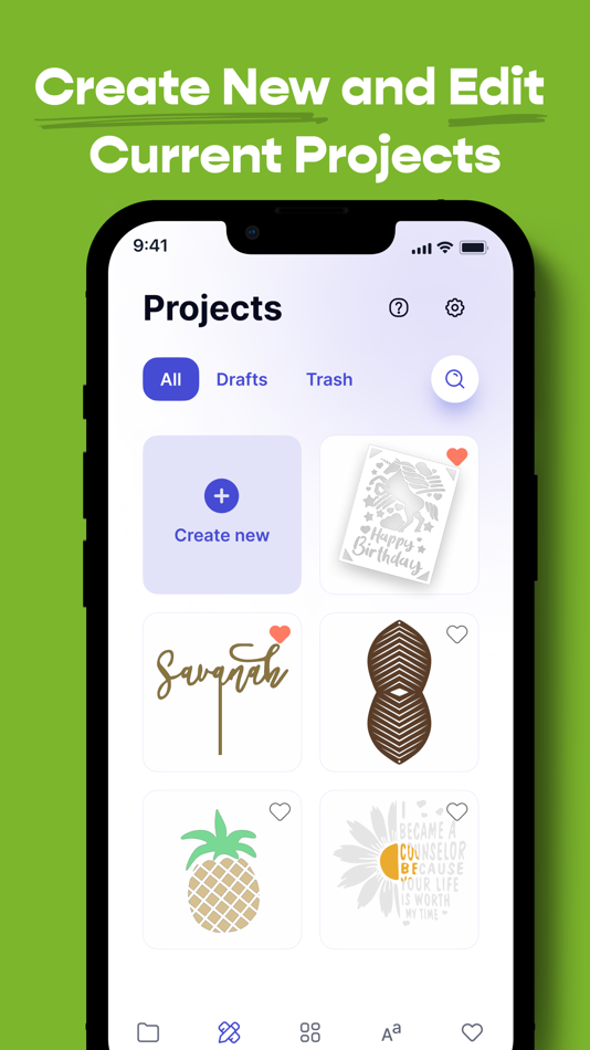 #5. Design & Fonts for Cut Space (macOS) Podle: Mykola Goncharov