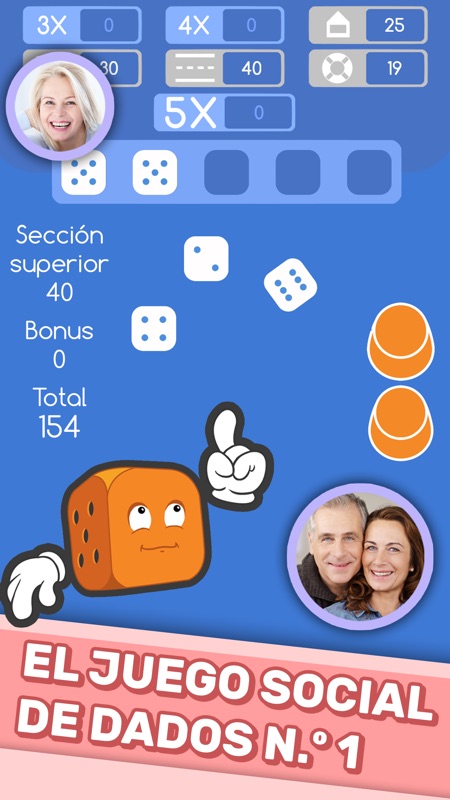 Dice Clubs® - Yatzy y Amigos screenshot 1