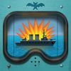 You sunk submarine sea battle icon