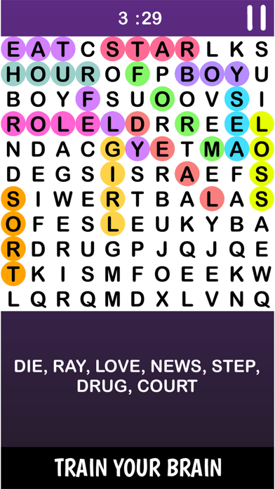 Infinte Crossword Puzzle Game Screenshot