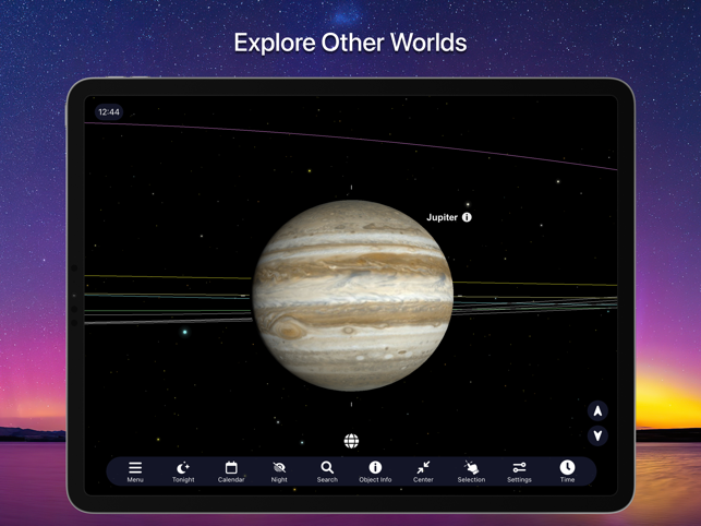 צילום מסך של SkySafari Eclipse 2024