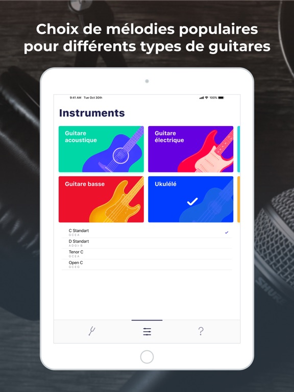Screenshot #6 pour Accordeur PRO guitare ukulélé