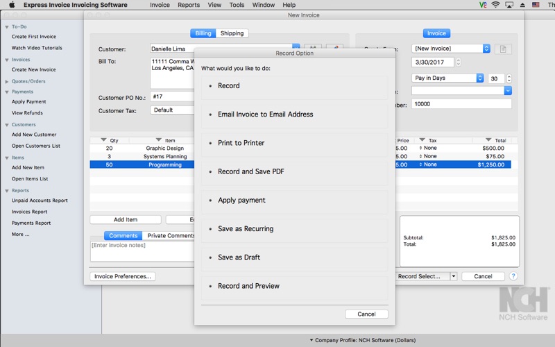 Screenshot #3 pour Express Invoice Plus
