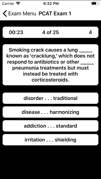 Screenshot #1 pour PCAT Prep 2025-2026