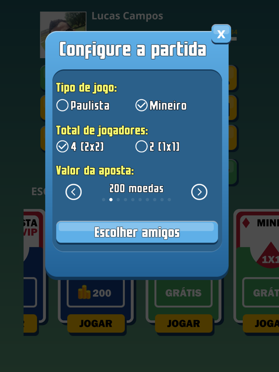 Truco Brasil - Truco online iPad screenshot 5 - Games app