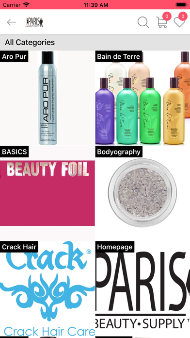 Paris Beauty Supply Screenshot