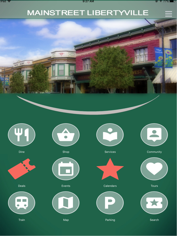 MainStreet Libertyville iPad screenshot 1 - Travel app