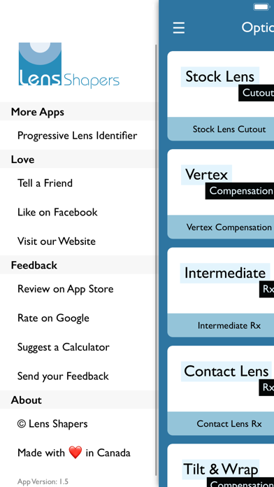 Optical Calculator for ECPs Screenshot 6 of 6