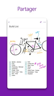 microsoft onenote iPhone Captures Décran 3