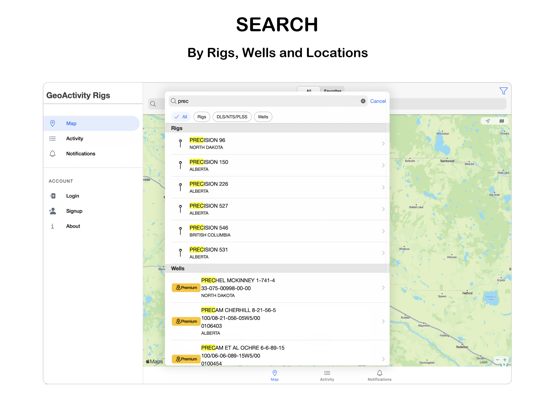Screenshot #5 pour Rig Finder - GeoActivity