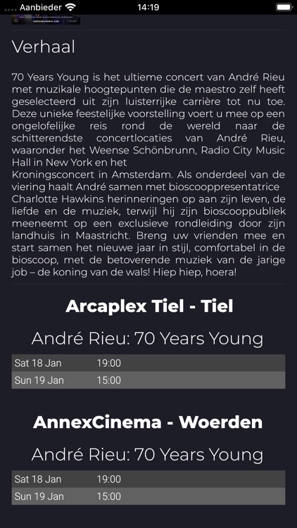Bioscoopagenda screenshot-5