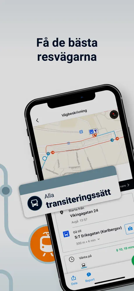 Moovit: Offentlig transport