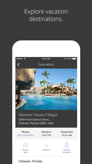 Sheraton® Vacation Club Screenshot