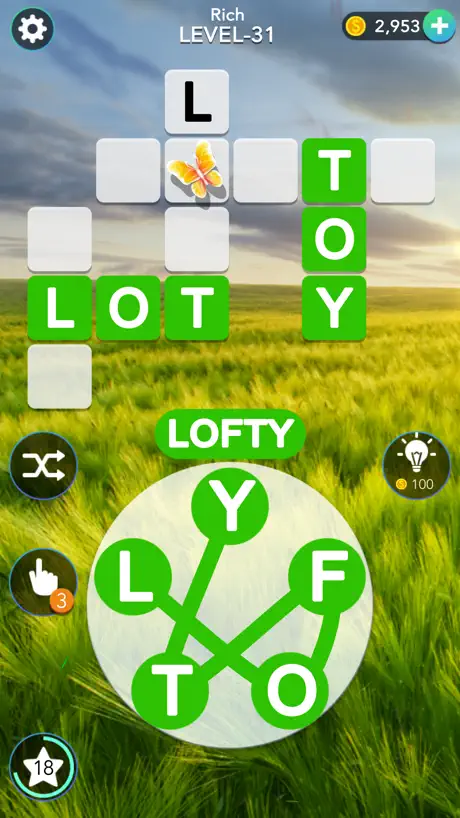 Word Mind: Crossword puzzle