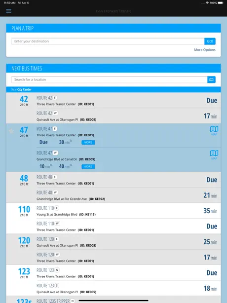 MyRide: Ben Franklin Transit