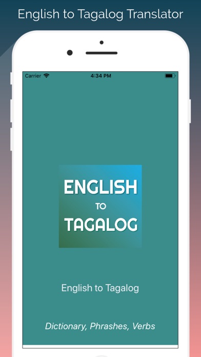Screenshot #1 pour English Tagalog Translator