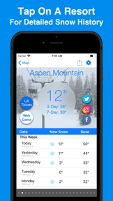 Colorado Snow Map & Webcams screenshot