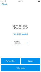 My mPOS screenshot