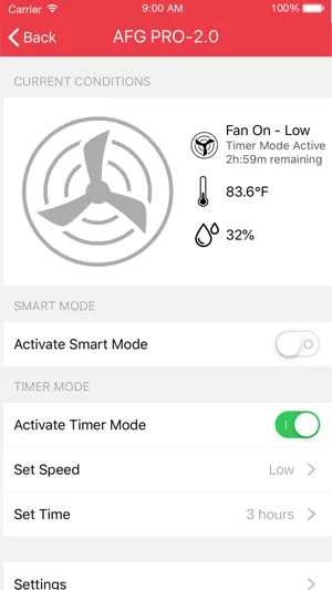 QuietCool Smart Control screenshot 4