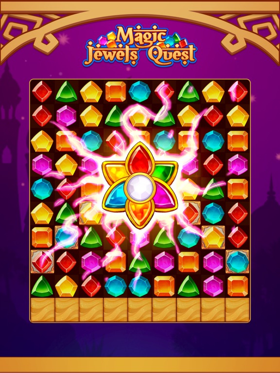 Screenshot #6 pour Magic Jewels Quest: Match 3