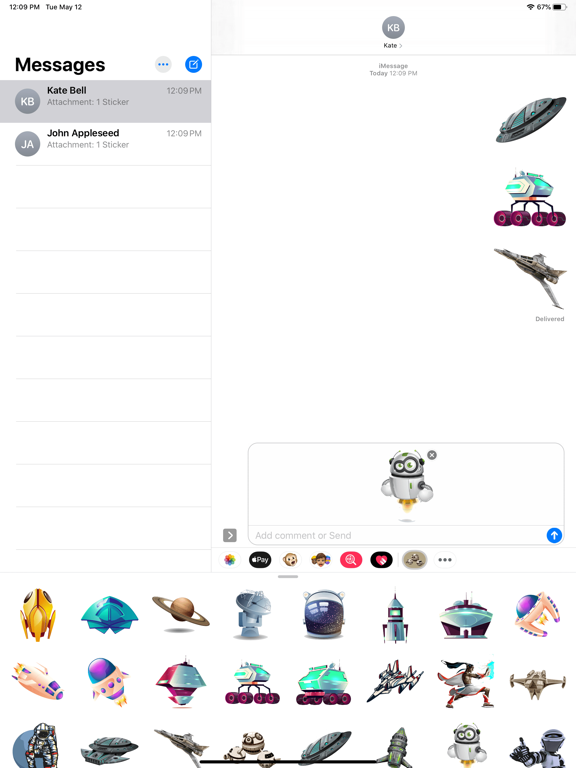 Screenshot #5 pour Star Force Stickers