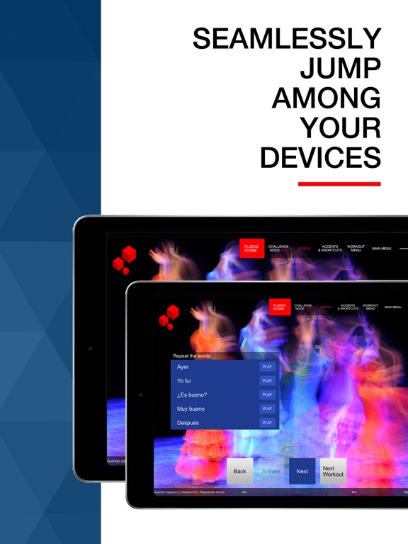 Fluenz iPad screenshot 6 - Education app