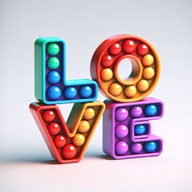 Pop It Alphabets Lore 3D Giant