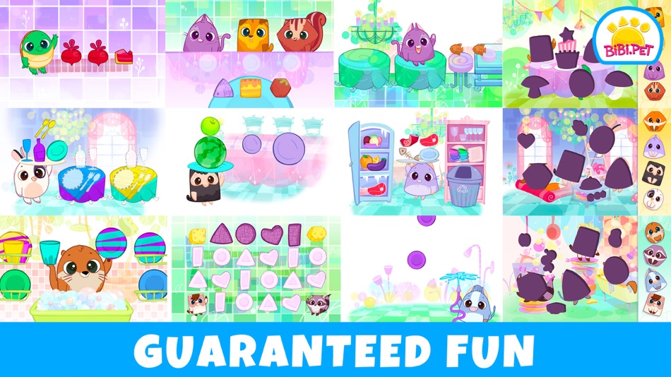 #7. Bibi Toddler Learning Games 2+ (iOS) 由: Bibi.Pet - Toddlers Games - Colors and Shapes