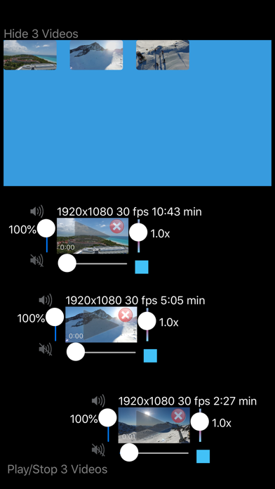 Multi Video Player screenshot 1