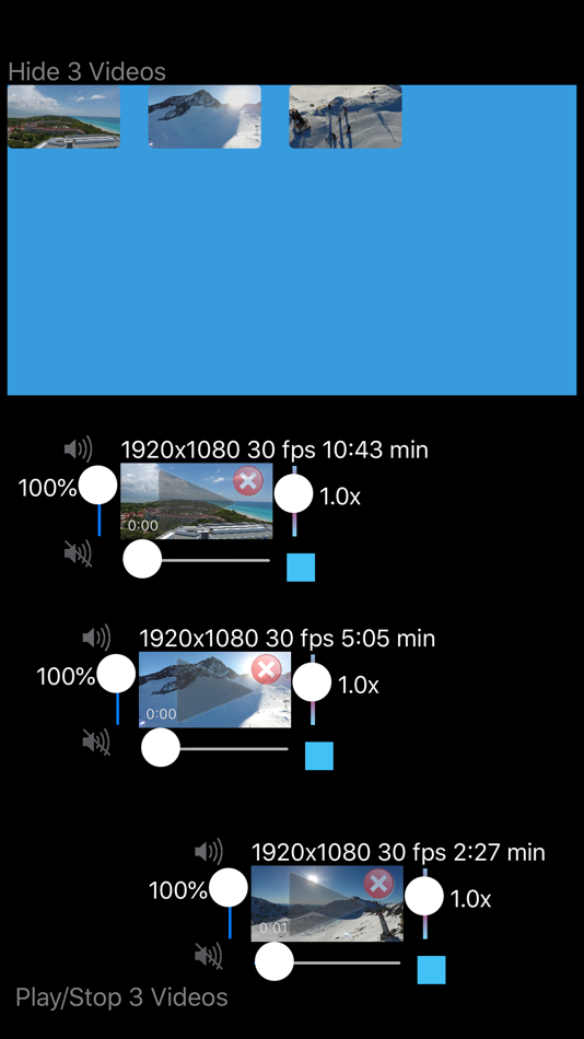 Multi Video Player (macOS) Bởi: Norbert Grieger