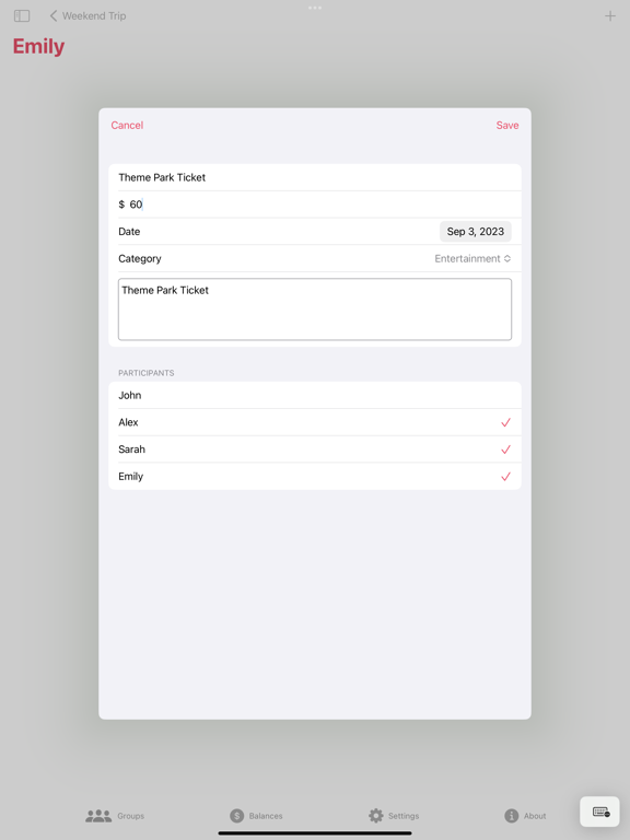 Screenshot #6 pour Partagez les dépenses