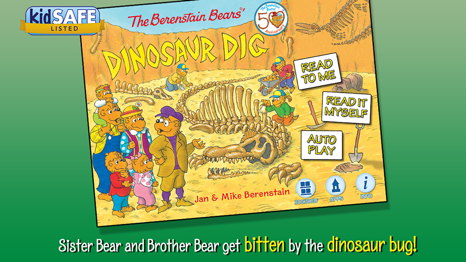 #1. Berenstain Bears' Dinosaur Dig (iOS) Przez: Oceanhouse Media