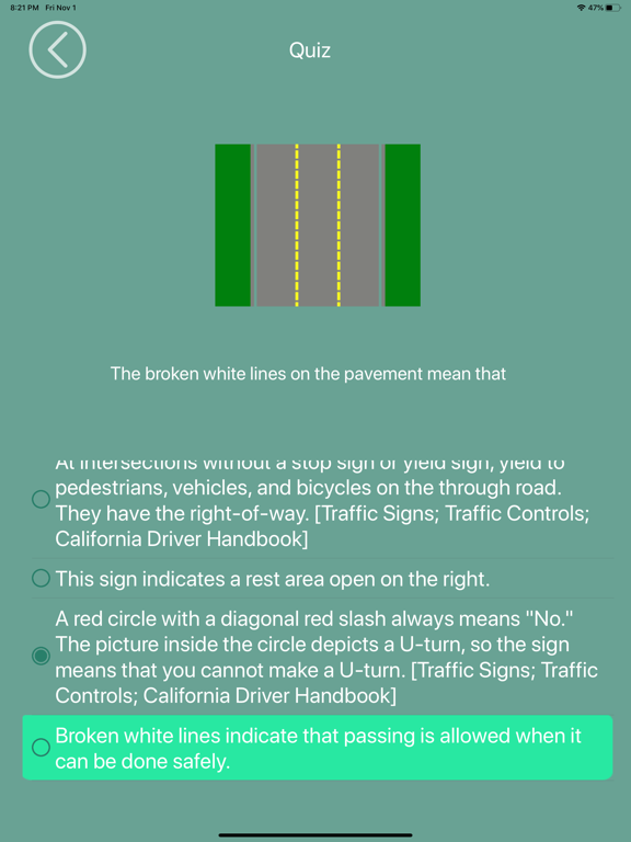 DMV Test 2025 – Permit Prep iPad screenshot 4 - Education app
