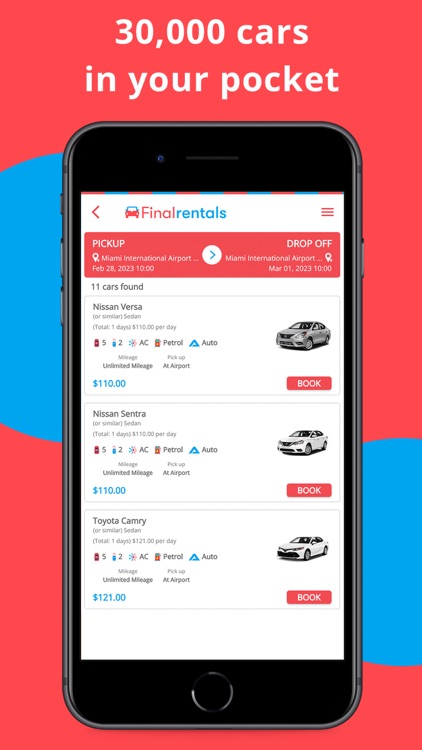Final Rentals Car Rental App