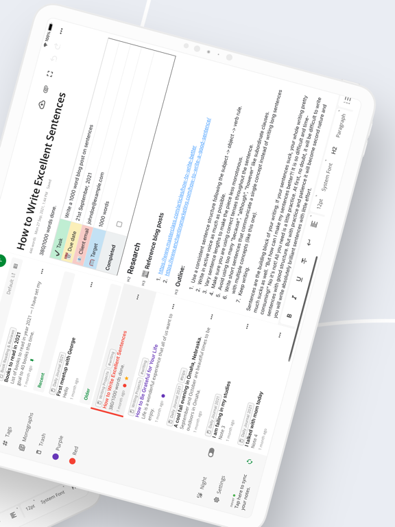 Screenshot #5 pour Notesnook: Private note taking