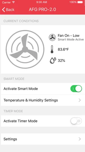 QuietCool Smart Control screenshot 3