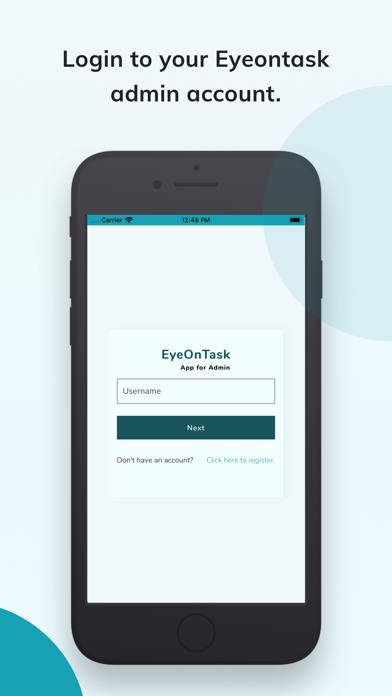Screenshot #1 pour EyeOnTask - App for Admin