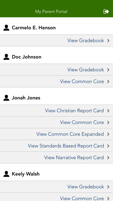 My Parent Portal app screenshot