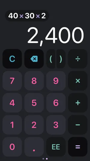 Haseba Calculator screenshot 1