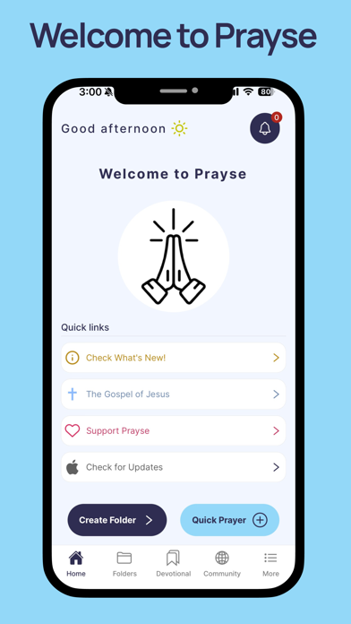 Prayse - Prayer Journal Screenshot